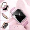 Etui JP Watch Crystal, Apple Watch 7 / 8 / 9, 45 mm, niebieski