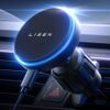 Lisen Magnetische KFZ-Halterung mit kabellosem Laden für Smartphone - 15W Wireless Charging - Schwarz