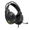 T-WOLF H160 Gaming Headset mit 3,5 mm Klinke - Stereo Kopfhörer mit Mikrofon und RGB Beleuchtung