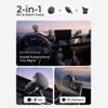 Lisen Magnetische KFZ-Halterung mit kabellosem Laden für Smartphone - 15W Wireless Charging - Schwarz