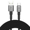 Tech-Protect UltraBoost DNA kábel USB-C, 15W/3A, 3m, sivý