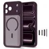Tech-Protect MagPeak MagSafe CC, iPhone 17 Pro Max / 18 Pro Max, vínový matný