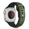 Tech-Protect IconBand Line Apple Watch 8 / 9 / 10 / 11 / SE / Ultra (44 / 45 / 46 / 49 mm), černý / zelený