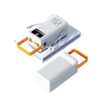 Powerbank 80.000 mAh, 120W PD + QC, 4 USB + 2 Kabel, LED-Licht, weiß