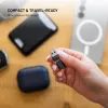 Alumínium adatblokkoló FIXED 2az1-ben, USB-C/C és USB-C/A, fekete