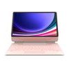 Dexnor billentyűzet tok, Samsung Galaxy Tab S7+ / S7 FE / S8+ / S9+ / S9 FE+, rózsaszín