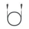 Forcell Carbon kabel, USB-C - Lightning, Power Delivery, PD27W, CB-01C, crni, 1 m