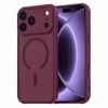 Techsuit HaloFrost II MagSafe Case für iPhone 17 Pro / 18 Pro - Stoßfeste Schutzhülle - Dark Cherry