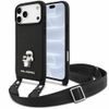 Karl Lagerfeld Saffiano K&C Metal Pin CBDY Crossbody ümbris iPhone 17 Pro / 18 Pro – must