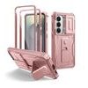 Custodia Dexnor 360 Kickstand Camprotector per Samsung Galaxy S26, rosa