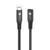 ER POWER USB-C pikendusjuhe USB-C - USB-C PD 100W 10Gbps 2m – must