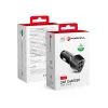 Forcell Carbon Προσαρμογέας Αυτοκινήτου 2x USB QC 3.0 18W, CC50-2A36W, μαύρος