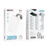 Borofone akupank BJ88B 30000mAh 2x USB-A – valge