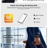 Weofly Airfit Smart Fitness Tracker ohne Display - Aktivitätstracker mit Herzfrequenzmessung und Schlafüberwachung - Schwarz