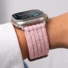 Tech-Protect Nylon Sport remienok, Apple Watch 8 / 9 / 10 / 11 / SE / Ultra (44 / 45 / 46 / 49 mm), ružový