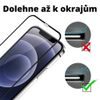 Folie de sticlă JP 3D cu cadru de instalare, iPhone 12 Mini, neagră