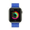 Curea Strap Y pentru ceasuri Apple Watch 7 / SE (45/44/42mm), albastră