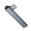 Borofone Hub 4-in-1 (FH1) - USB auf 3× USB 2.0 / USB 3.0 - Grau