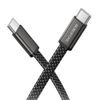 Borofone Peace (BX124) USB-C auf USB-C Datenkabel für schnelles Laden - 60 W Power Delivery - 1 m - Schwarz