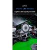 LanParte UBA-MC Motorrad Handyhalterung mit 15W kabellosem Laden - Smartphone Halterung mit Vibrationsdämpfung