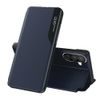Eco Leather View Case Schutzhülle für Samsung Galaxy A27 5G - Kunstleder Flip Case mit Standfunktion - Blau