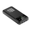 Powerbank 20000mAh mit 100W Super Charge, QC3.0, LED-Licht - Schwarz