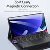 JP Magnetische Schutzhülle mit Bluetooth-Tastatur, Touchpad, Beleuchtung und Stylus-Halter für Samsung Galaxy Tab S8 Ultra / S9 Ultra / S10 Ultra - Schwarz