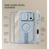 Dexnor MagSafe 360 Kickstand Case für iPhone 17 Pro / 18 Pro mit Kameraschutz - Hellblau