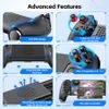 AB02 Ασύρματο τηλεσκοπικό gamepad με Hall joysticks, λειτουργία Turbo και προγραμματιζόμενα κουμπιά, μαύρο
