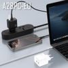 Dudao A28PCEU polnilnik 2x USB-C + kabel USB-C - USB-C, PD 45W GaN, črna
