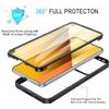JP Defense colorful κάλυμμα, Xiaomi 14T, μαύρο
