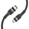 Tech-Protect UltraBoost USB-C - Lightning kábel, PD30W / 3A, 1 m, čierny