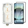 Wency Magic Box 5D Σκληρυμένο Γυαλί με Εύκολη Εφαρμογή, Xiaomi Redmi Note 14 4G, μαύρο