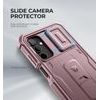 Dexnor 360 Kickstand Camprotector obal Samsung Galaxy A16, ružový