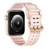 Curea Strap Triple pentru ceasuri Apple Watch SE / 8 / 7 / 6 / 5 / 4 / 3 / 2 / 1 (49/45/44/42mm), roz