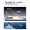 iPhone 17 Pro / 18 Pro dėklas – Spigen Liquid Crystal MagSafe skaidrus – balta
