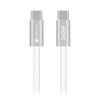 Cablu Forcell F-Energy USB-C - USB-C, QC4.0, PD, 5A, 240W, 1,2 m, alb