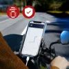 Kewig 360° Motociklistični držalo za telefon z polnjenjem 36 W, USB-C, črn