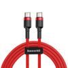 Baseus Cafule kabel, USB-C, červený, 2 m (CATKLF-H09)