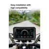 Motociklistički zaslon 6" s prednjom i stražnjom kamerom, GPS-om i TPMS-om te bežičnim Apple CarPlay i Android Auto