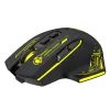 Wozinsky WMGB-1181 Ασύρματο οπτικό gaming ποντίκι, μαύρο / κίτρινο