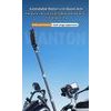 LanParte PMH-C3 supporto telescopico per fotocamere 360° e action cam per moto, 1,5 m, fissaggio a 3 punti, sistema a sgancio rapido