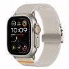 Tech-Protect Nylon Clasp remienok, Apple Watch 6 / 7 / 8 / 9 / 10 / SE / ULTRA 1 / 2 (44 / 45 / 46 / 49 mm), titán