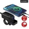 Alogy MotoCharge Pro™ 36W Motorrad Ladegerät mit Display - USB-A + USB-C - 36W PD + QC 3.0 - Schwarz