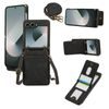 Crossbody θήκη, Samsung Galaxy Z Flip 6, μαύρη