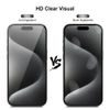 JP 3D sklo s inštalačným rámom, iPhone 15 Pro, čierne