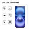 JP Long Pack Szkło hartowane, 3 szkła na telefon z aplikatorem, iPhone 16 Plus