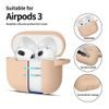 Tech-Protect Σιλικονική θήκη, Apple AirPods 3, μπεζ