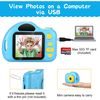 Mini fotocamera per bambini 1080P, blu
