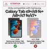 Dexnor pouzdro s klávesnicí, Samsung Galaxy Tab S7+ / S7 FE / S8+ / S9+ / S9 FE+, bílé